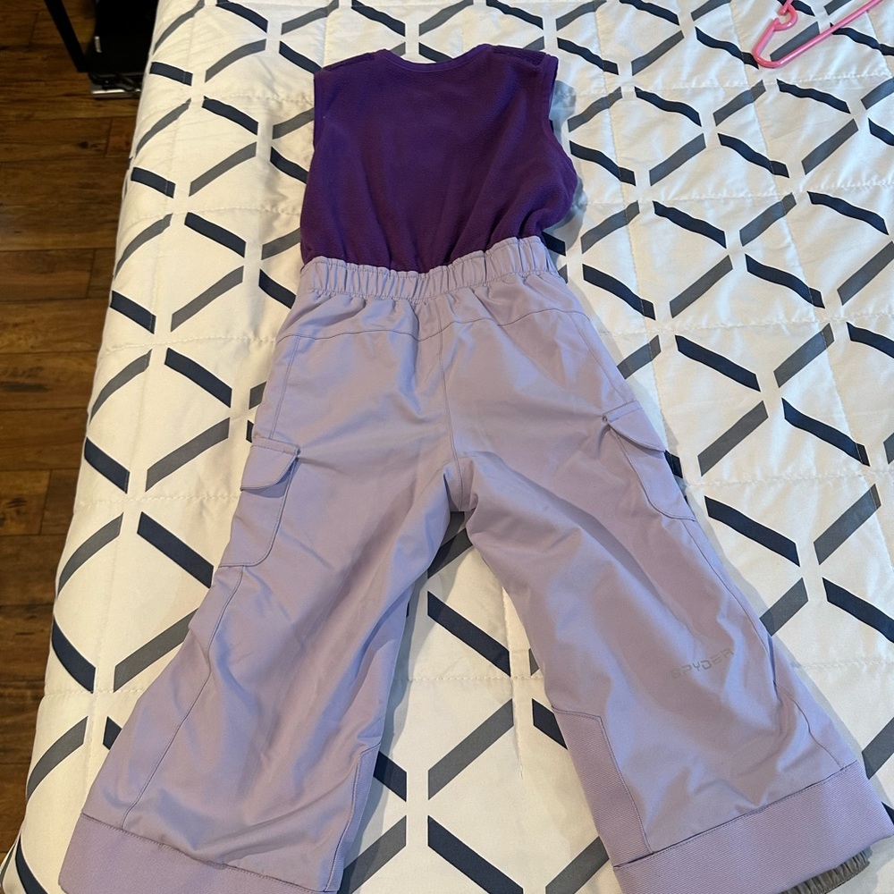Spyder Snow Bibs - Child sz 3 Purples